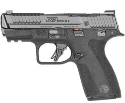M&P 9 Shield X, 9mm Luger, 3.6" Barrel, TS, Optics Ready, Front Night Sights, Black, (1) 13-rd & (1) 15-rd