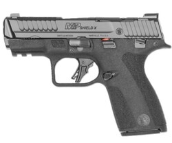 M&P 9 Shield X, 9mm Luger, 3.6" Barrel, TS, Optics Ready, Front Night Sights, Black, (2) 10-rd, Compliant Model