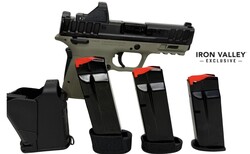 S&W Equalizer Bundle, 9mm, 3.675" Barrel, OR, Viridian RFX11, Blk, ODG, (1)10rd (1)13rd (1)15rd, IVS