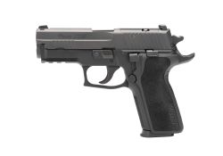P229  Elite-Compact, 9mm, DA/SA, 3.9" Barrel, SigLite Night Sights, E2 Grip, Black (2) 15-rd