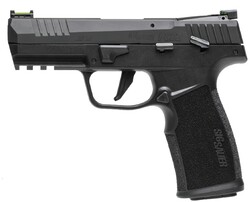 P322, .22LR, 4" Barrel, Optic Ready, Fiber Optic Sights, Black, (2) 10-rd, CA Compliant