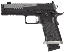 P211-GTO, 9mm, 4.4" Bull Barrel, Mach30 Compensator, SIG-LOC PRO OR, Black, (2) 21-rd & (1) 23-rd