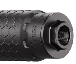 Hexium, .300BLK, HUB Taper Direct Thread Mount, Titanium Core, Black