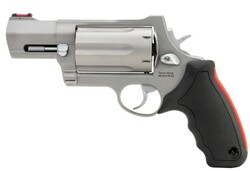 Raging Judge 513, .45Colt/.410/.454, 3" Barrel, Fiber Optic Front Sight, Stainless, Black, 6-rd