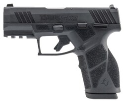 GX2, 9mm, 3.38" Barrel, Fixed White Dot Sights, LC Indicator, Black, (2) 10-rd, CA / MA Comp