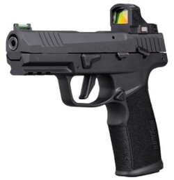 P322, .22LR, 4" Barrel, ROMEO-RS Comp Optic, Fiber Optic Sights, Black, (2) 20-rd