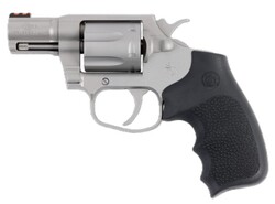 Cobra, .38 Special +P, 2" Barrel, Red FO Front Sight, Stainless, Black Hogue Grips, 6-rd