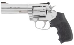 King Cobra Target, .357 Magnum, 4.25" Barrel, Red FO Front Sight, Stainless, Black Hogue grips, 6-rd