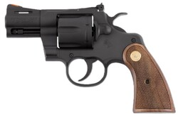 Python, .357 Mag/.38 Special, 2.5" Barrel, Adjustable Sights, Matte Blued, Walnut, 6-rd