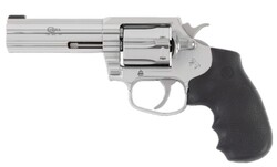 Cobra, .38 Special +P, 4" Barrel, Bead Front Sight, Stainless, Black, Hogue Grips, 6-rd