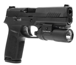 Foxtrot4R Weapon Mounted White Light, 1350 Lumens, Black