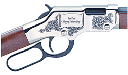 Fathers Day Edition, .22LR, 20" Octagon Barrel, Engraved, Blued/Walnut, 16-rd