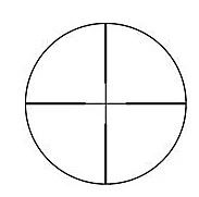 Pistolero Rifle Scope, 2.5x30, 1" Weaver Style Rings included