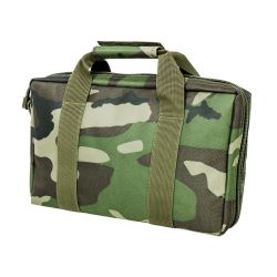 VISM Discreet Pistol Case, Woodland Camo