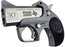 Rowdy 30th, .45 Colt/.410, 3" Barrel, Engraved Stainless, Black, 2-rd