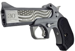 XLV 30th VET, .45 Colt/.410, 4.25" Barrel, Engraved Stainless, Black, 2-rd