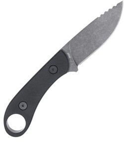 D2 Skinner Gen 2, 3.50", Fixed Blade, G10 Handle, Black