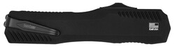 Livewire Double Edge, 3.45", Spear Point, Black/Black Aluminum Handle, Slide Button