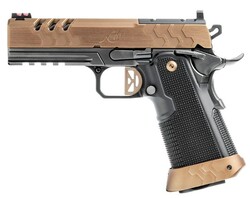 2K11 Pro Coyote, .45 ACP, 4.25" Fluted Barrel, OR, Front Tag Sights, Coyote/Black, (1)11-rd & (1)13-rd