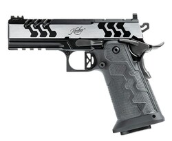 2K11 Pro Eclipse, 9mm, 4.25" Fluted Barrel, OR, Front Tag Sights, Brushed SS/Dark Grey, (2) 19-rd