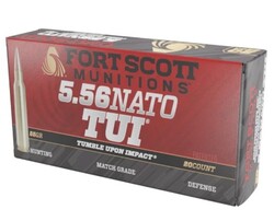 5.56x45mm, TUI, Solid Copper, 55 Grain, 20/Box
