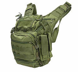 VISM First Responder Utility Bag, Multiple Compartments, Green