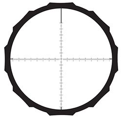 Hardline, 3-9X40, 1" CT Custom MR1-MOA Reticle, Black Matte
