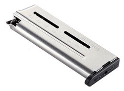 1911 Elite Tactical Magazine, 9mm, Compact, Stainless, Flush-Fit Steel Base Pad, 8-rd