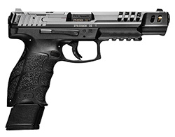 VP9 Match, 9mm, 5.51" Barrel, Optics Ready, Luminous Sights, (4) 20-rd, Side Mag Release
