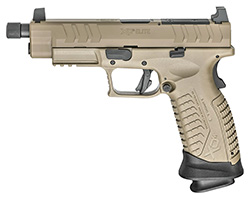 XD-M Elite Tactical OSP, 9mm, 4.5" Threaded Barrel, Suppressor Sights, FDE, (2) 22-rd