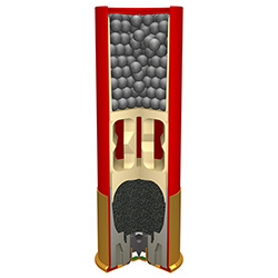Super-X High Brass, 12 Gauge, 2 3/4" 1 1/4 oz, #4 Shot, 25/Box