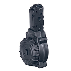 Drum Magazine, 9mm, Sig Sauer MPX, Black, Polymer, 50-rd
