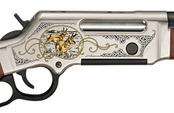Long Ranger Antelope Wildlife Edition, .243 Win, 20" Round Barrel, Engraved, Blued/Walnut, 4-rd