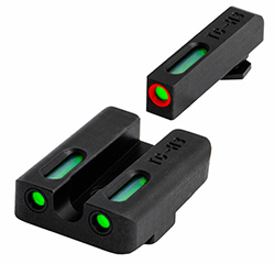 TFX Pro Tritium/Fiber Optic Handgun Sight, For GLOCK Low