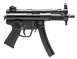 SP5K-PDW, 9x19, 5.83" Barrel, Fixed Front/Drum Rear Sights, w/Sling & Sight Tool, Case, Black, (2) 30-rd