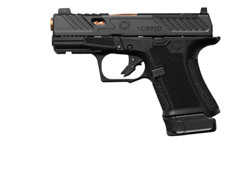 Shadow Systems CR920, 9mm, 3.41" Unthreaded Bronze, Elite Slide, OR, Tritium Sight, Black, 13-rd
