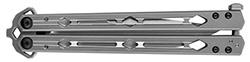 Lucha Knife, Butterfly Knife, SS Blade, Dual KVT Flip Open System