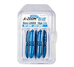 A-Zoom Snap Cap, 9mm, Blue, 10-Pack