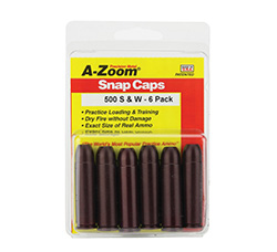 A-Zoom Snap Cap, .500 S&W, 6-Pack