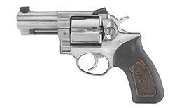 GP100 Wiley Clapp, 10mm, 3" Barrel, Fiber Optic Sights, Stainless, Rubber/Wood Grip, 6-rd, TALO