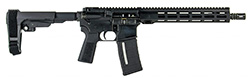 Zion Z-15 Tactical Pistol, 5.56 NATO, 12.5" Barrel, 11.5" M-Lok, No Brace, 30-rd