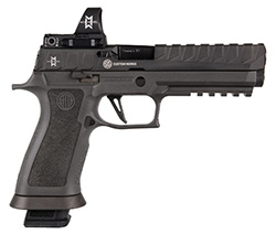 P320 Max, 9mm, 5" Barrel, Romeo3 Max, Nitron Slide, Grey, (4) 21-rd