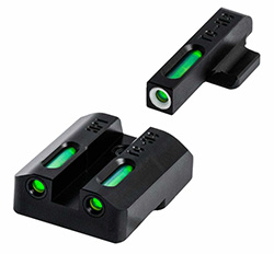 TFX STD Tritium/Fiber Optic Handgun Sight, Glock High