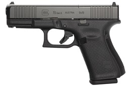 Glock 19 Gen 5 MOS, 9mm, 4.02" Barrel, Black, (3) 10-rd