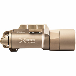 X300U-A, 1000 Lumens, Aluminum, Tan, CR123A Lithium