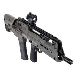 Hellion, 5.56 NATO, 16" Threaded Barrel, CTS-103 Red/Green Dot, Flip Up Sights, Sling, ODG, (2) 30-rd GEAR UP