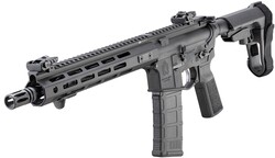 Saint Victor Pistol, 5.56x45mm, 11.5" Barrel, M-LOK, SB Tactical SBA3 Brace, A2 Flash Hider, Black 1-30-rd