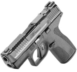 M&P 9 Shield X, 9mm Luger, 3.6" Barrel, TS, Optics Ready, Front Night Sights, Black, (2) 10-rd, Compliant Model