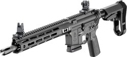 Saint Victor Pistol, 5.56x45, 11.5" Barrel, M-LOK, SBA3 Brace, Flip Up Sights, Black, 10-rd