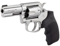 King Cobra, .357 Magnum, 3" Barrel, Stainless, Black Hogue Grips, 6-rd